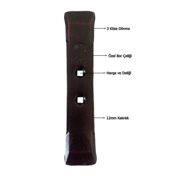 Demiray 12 mm Özel Bor Çeliği Patlatma Bıçağı - Garantili Çelik 11 Adet