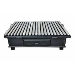 Demiray Battal Boy Barbekü Mangal - Paslanmaz Pişirme Izgarası