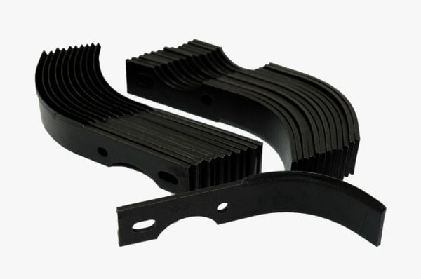 Ekostar Yağmur Benzinli Çapa Makinalarına Uyumlu Bıçak Takımı (24 CM - 24 Adet)