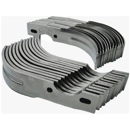 Demiray Federli Taral Dizel Çapa Makinası Bıçağı Takımı (26 CM - 24 ADET)