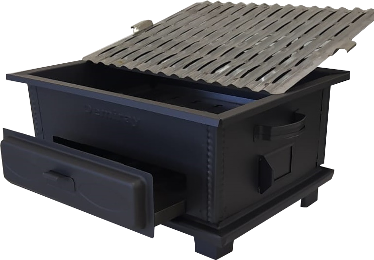 Demiray Orta Boy Köfteci Mangal - Paslanmaz Pişirme Izgarası