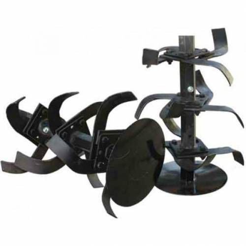 Kaan 23S Benzinli Çapa Makinası - Demiray Manuel Damperli Römork - Tekli Pulluk