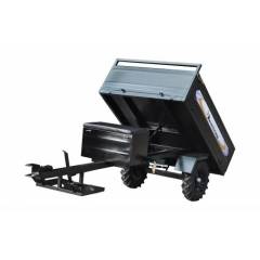 Kaan 23S Benzinli Çapa Makinası - Demiray Manuel Damperli Römork - Tekli Pulluk