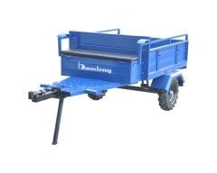 Demiray Büyük Makaslı Çapa Makinası Römorku - Dizel Modellerle Uyumlu (Mavi)