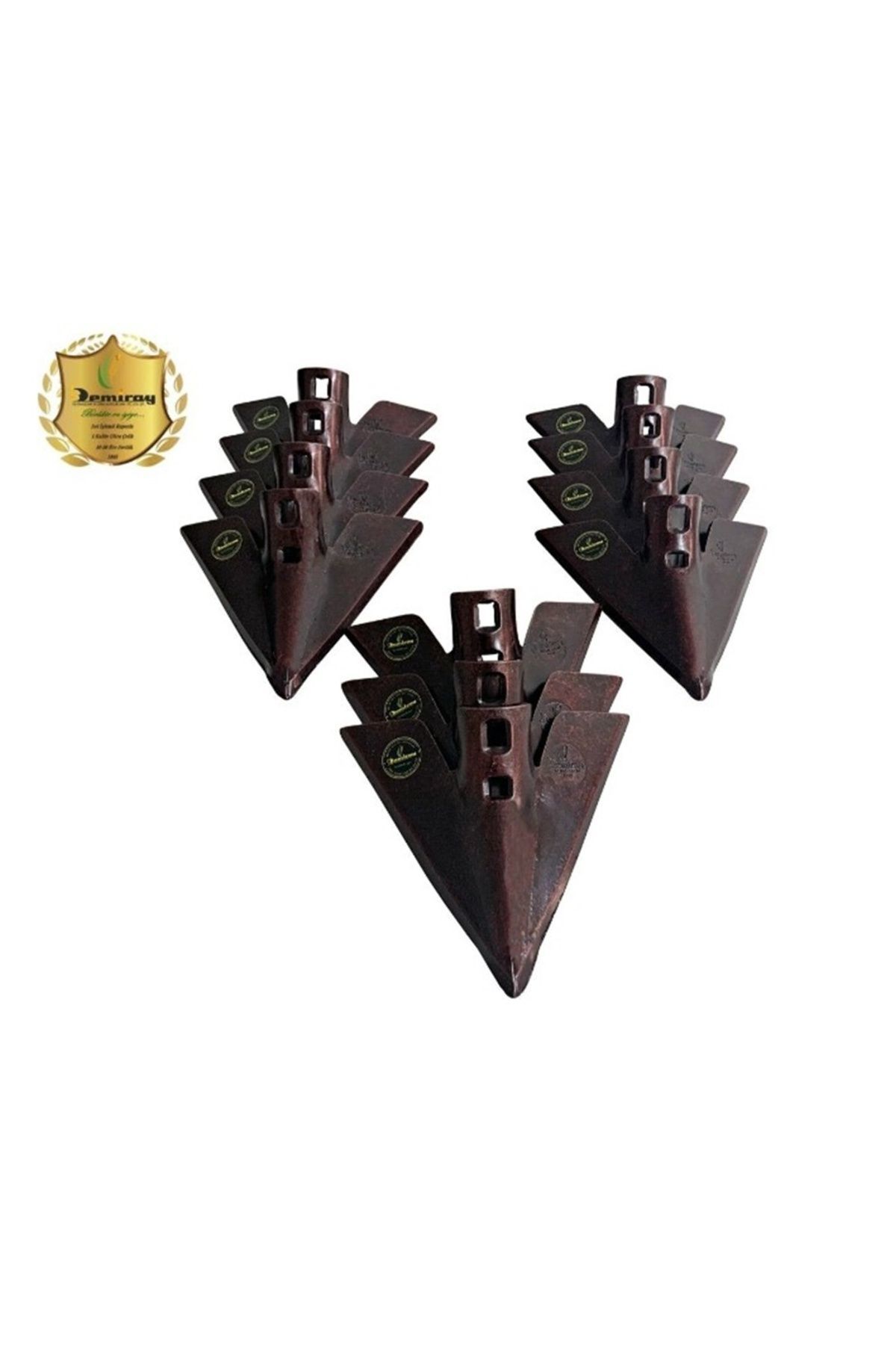 7 Mm Demiray Çelik 11 Adet Kültivatör Pabucu (24 CM) - Kazayağı Pabucu