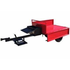 Antrac Gx200 Honda Motorlu Çapa Makinası-Demiray Manuel Damperli Römork