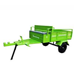 Demiray Makaslı Çapa Makinası Römorku - Benzinli Modellerle Uyumlu (Fıstık Yeşil)