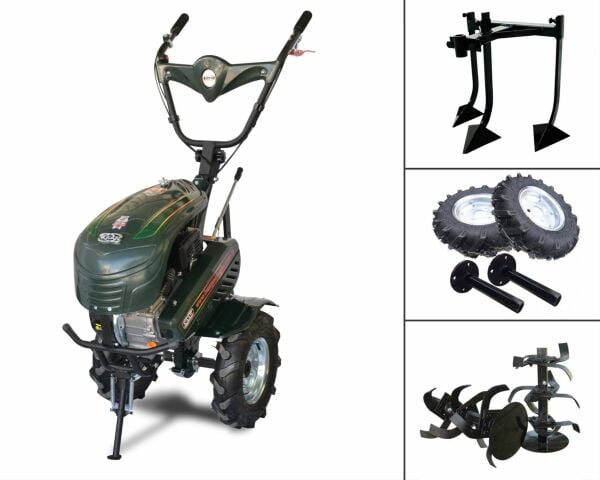 Kaan 23 S 7 HP Benzinli kayışlı Çapa Makinesi + Demiray Kazayağı