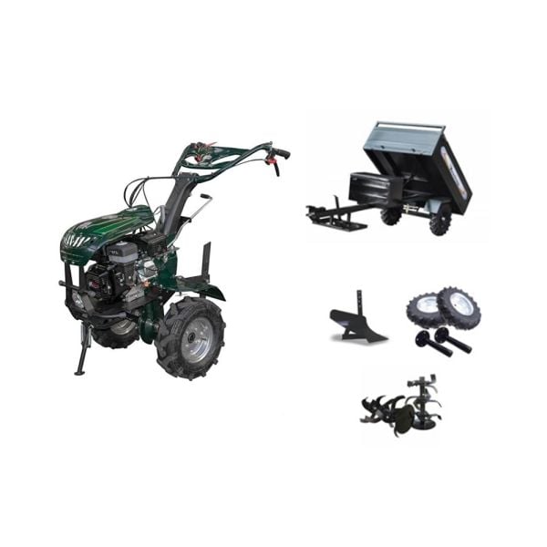 Kaan 26S Delux Çapa Makinası - Demiray Manuel Damperli Römork