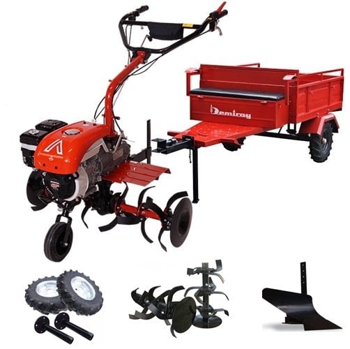 Antrac 200 GO Honda GP200 Çapa Makinası - Demiray Makaslı Römork - Teker Takımı