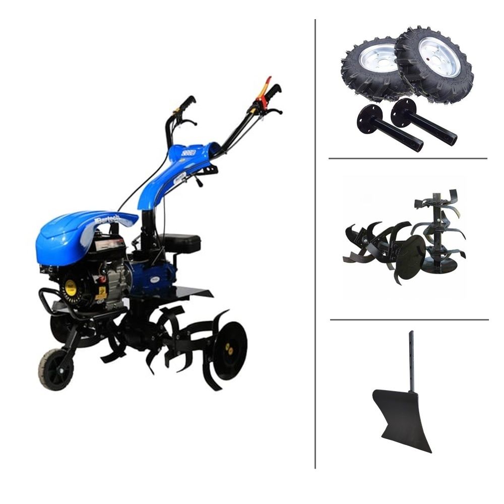 Bartech 3+1 Vites Benzinli Şanzımanlı Çapa Makinası - Tekli Pulluk