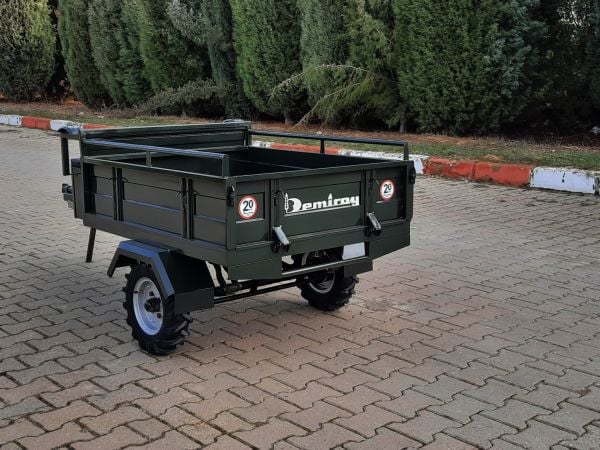 Kaan 36S DELUX 9 HP Benzinli Çapa Makinası- Demiray Makaslı Römork