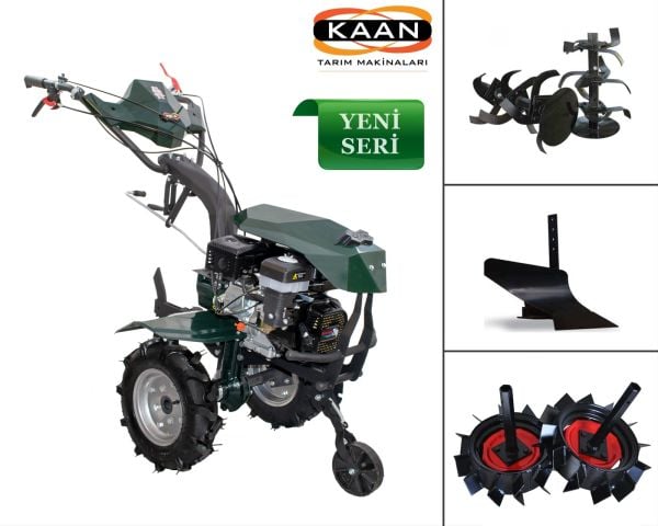 Kaan 250S3 Benzinli Çapa Makinası - 2025 Yeni Dizayn - 3+1 Vites