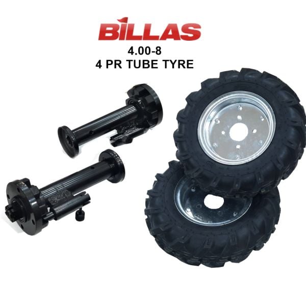 BİLLAS 400-8  Ebat Çapa Makinası Teker Takımı - Kilitli Teker Porya Takımı