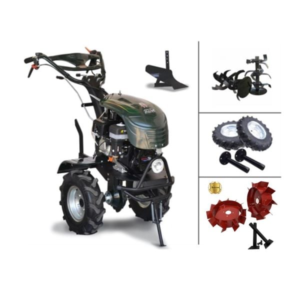 Kaan 26S3 Benzinli Çapa Makinası - Demiray Demir Teker - Teker Takımı - Pulluk