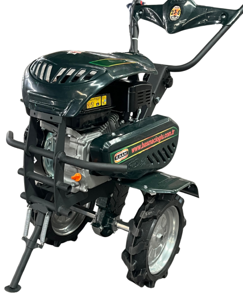 Kaan 23S Benzinli Çapa Makinası - Demiray Demir Teker -Pulluk Seti