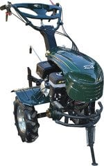 Kaan 260S Benzinli Çapa Makinası - Demir Teker Takımı - Demiray 3'lü Kazayak - Tekli Pulluk