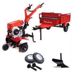 Antrac Smart Honda GP200 Otomatik Vites Çapa Makinası - Demiray Makaslı Römork Takımı