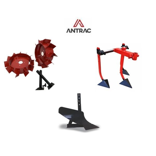 Antrac Çapa Makinası Benzinli Modellere Uyumlu - Demir Teker Takımı- Kazayak - Pulluk