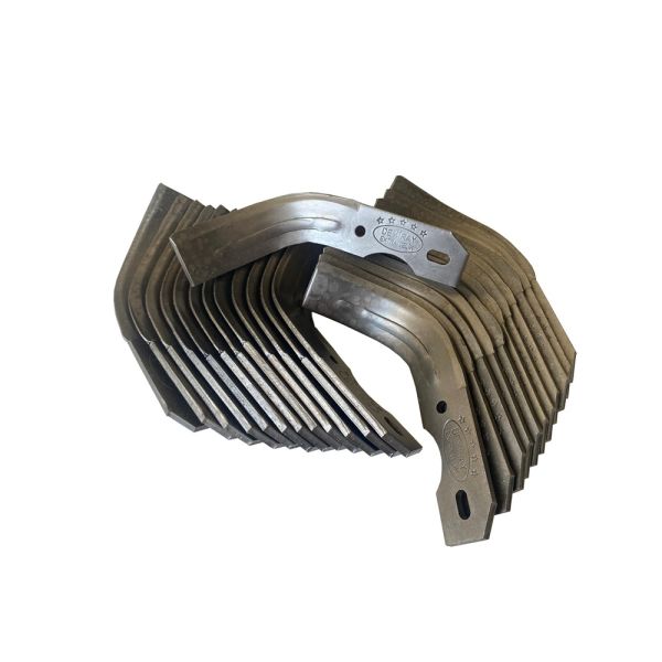 Demiray Federli Bertolini Benzinli Çapa Makinası Çapa Bıçağı Takımı (24 CM - 24 ADET) - (Kıvrık Bıçak)