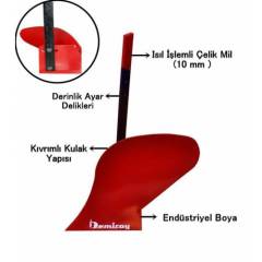 Antrac 200 Go Honda Motorlu Çapa Makinası Demiray Bıçak Takımı Tekli Pulluk Kampanyası
