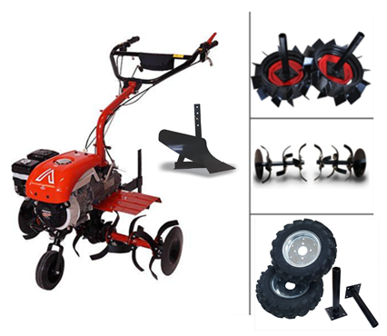 Antrac 200 Go Honda Motorlu Çapa Makinası - Demiray Demir Teker - Tekli Pulluk - Teker Takımı Kampanyası