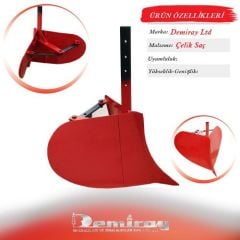 Demiray Makaslı Römork - Billas Teker Takımı ve Milleri - Karık Açma Aparatı