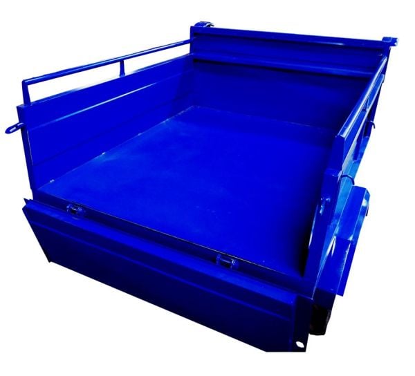 Demiray Büyük Tekerlekli Makaslı Çapa Makinası Römorku - Dizel Motorlar Uyumlu