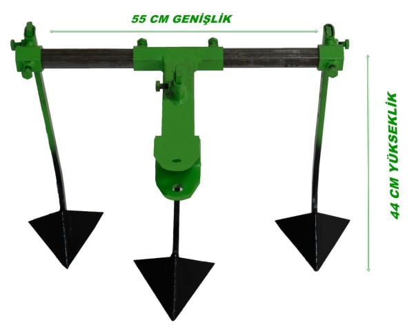 Taral Benzinli Çapa Makinalarına Uyumlu Demiray 3'lü Kazayak Aparatı