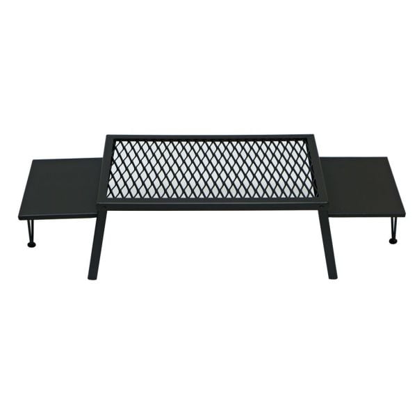 Demiray Büyük Boy Raflı Ateş Üstü Kamp Ocağı - Ateş Izgarası (Taşıma Çanta  Hediyeli)