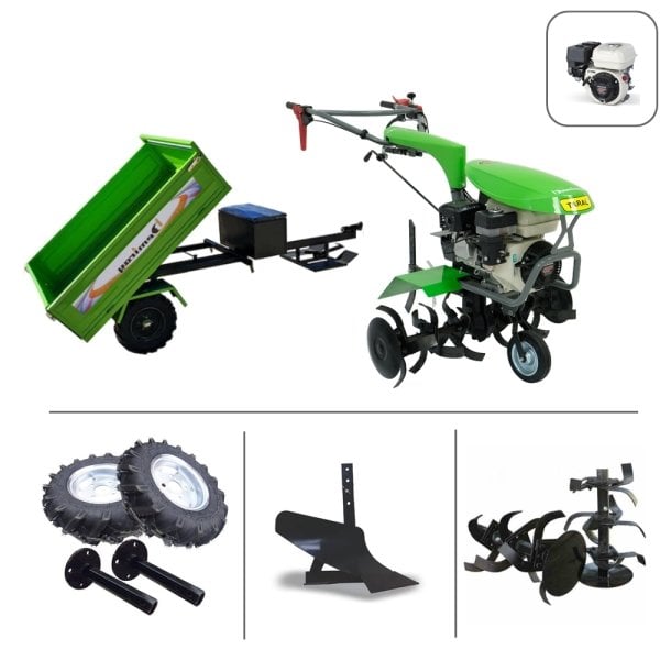 Taral 210 M GP200 Honda Motor Benzinli Çapa Makinası - Demiray Damperli Römork Kampanyası