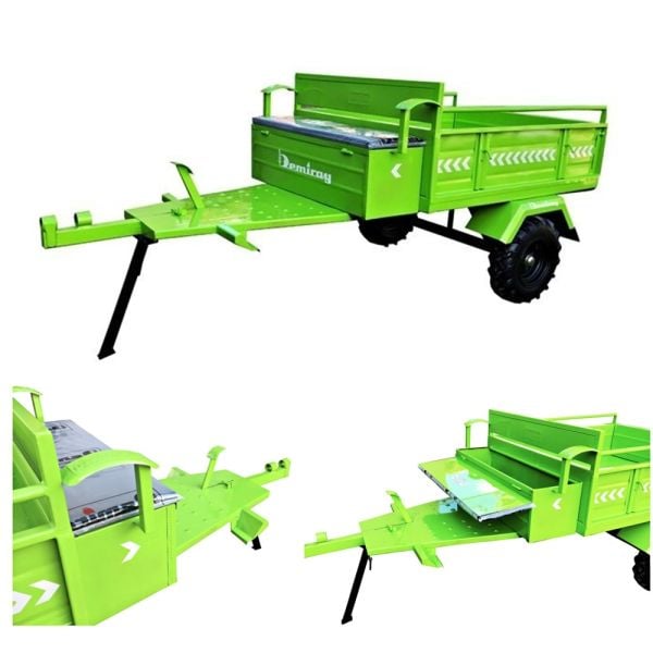 Taral 210 m 7 Hp Benzinli Çapa Makinası-Demiray Makaslı Römork Kampanyası