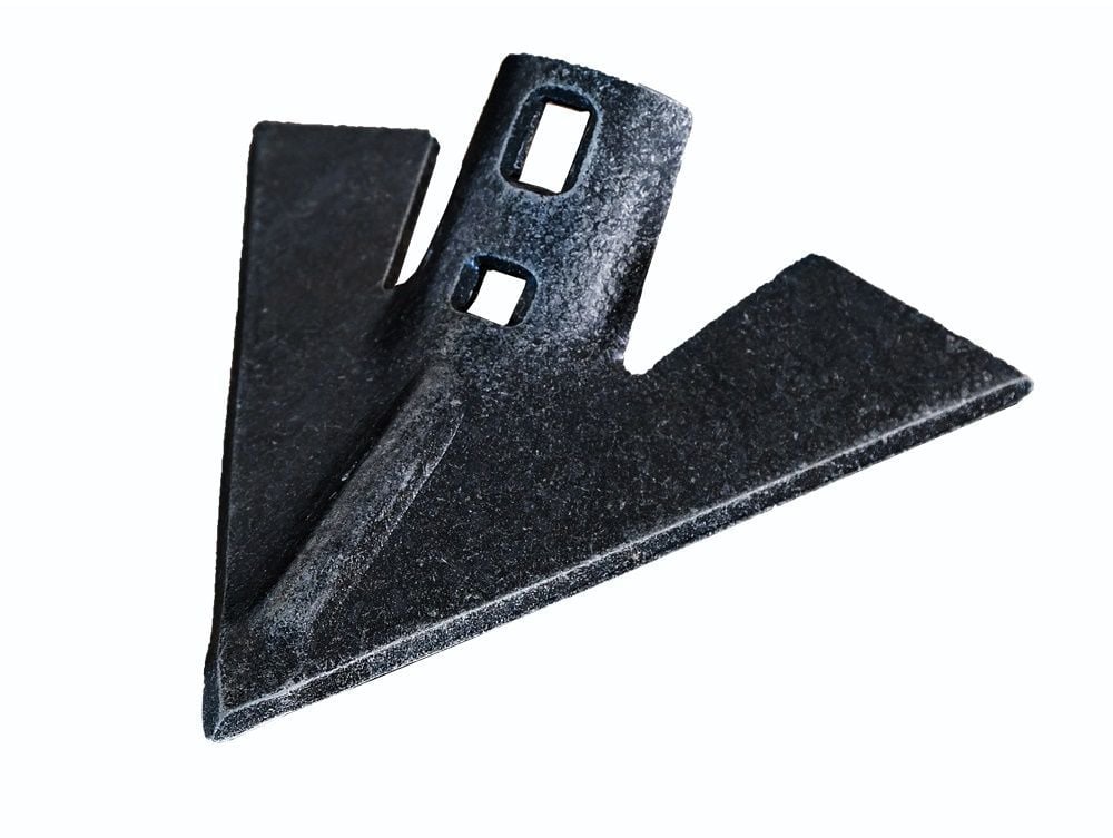 Demiray Çelik 6 MM Kültivatör Pabucu - 24 CM Kaz ayağı Bıçağı