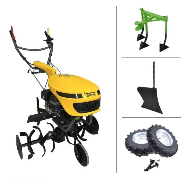 Taral 23M PMG168FB Benzinli Çapa Makinası 3+1  - Demiray Teker Takımı - Kazayak Kampanyası