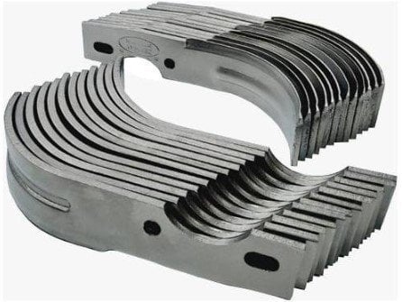 Demiray Federli Bolat Benzinli Çapa Makinası Bıçağı Takımı (24 CM - 24 ADET)