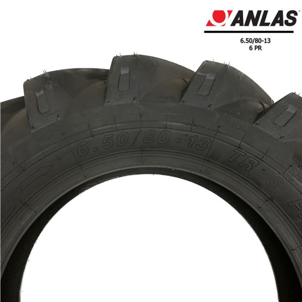 Anlas 6.50/80-13 6 PR Bahçe Makinesi Lastiği (2 Adet Dış Lastik)
