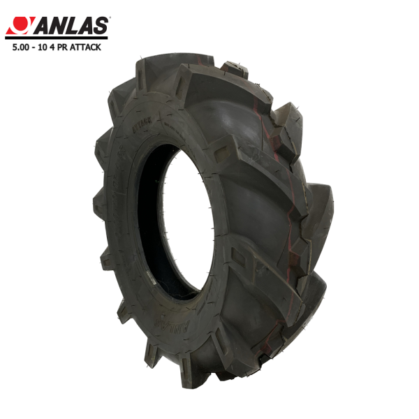 Antrac Çapa Makinalarına Uyumlu 500-10 Anlas Dış Lastik Takımı (2 Adet Dış Lastik)