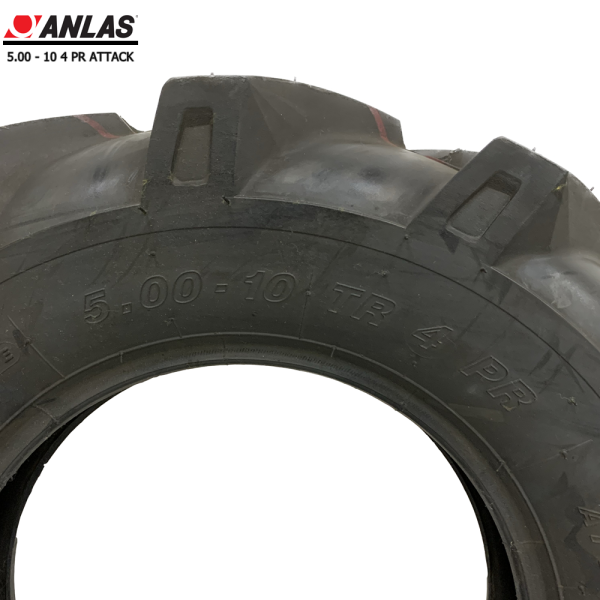 Antrac Çapa Makinalarına Uyumlu 500-10 Anlas Dış Lastik Takımı (2 Adet Dış Lastik)