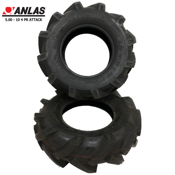 Flash Çapa Makinalarına Uyumlu 500-10 Anlas Dış Lastik Takımı (2 Adet Dış Lastik)