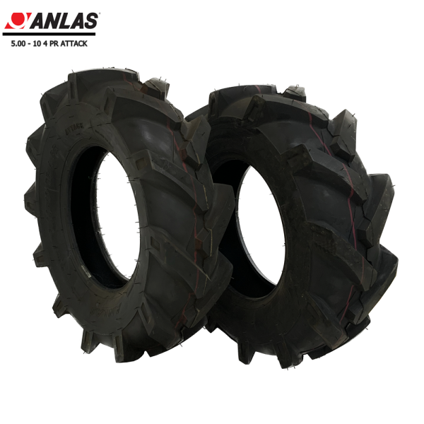 Flash Çapa Makinalarına Uyumlu 500-10 Anlas Dış Lastik Takımı (2 Adet Dış Lastik)