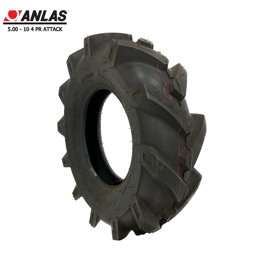 Tüm Dizel Çapa Makinalarına Uyumlu 500-10 Anlas Dış Lastik Takımı (1 Adet Dış Lastik)