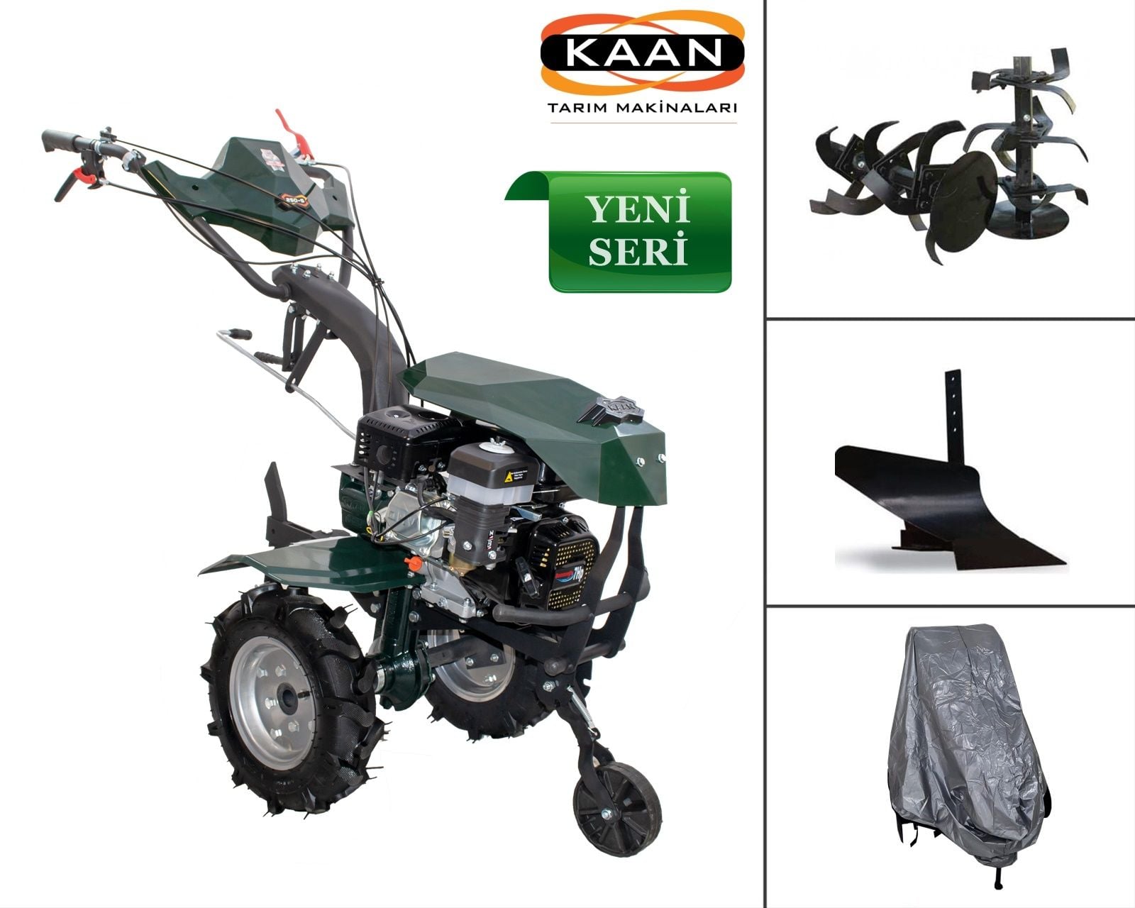 Kaan 250 S3 Benzinli Çapa Makinası 7 Hp - 3 İleri-1 Geri Vites